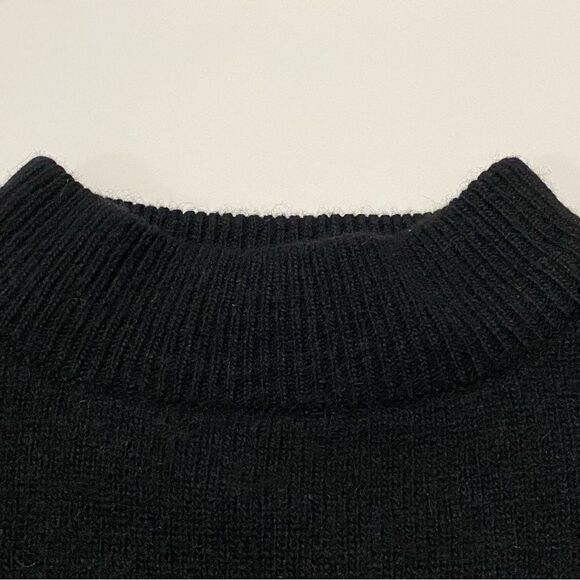Vintage Gantos Lambswool & Angora Mock Neck Sweater W/ Shoulder Pads Women's Sml - Picture 5 of 12
